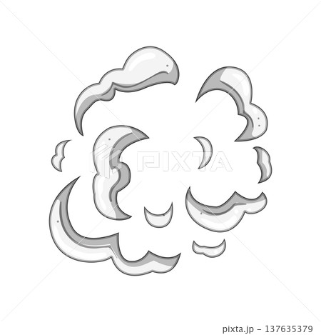 storm dust burst cartoon vector illustration storm dust burst cartoon vector illustration 137635379