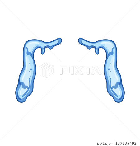 heartache cry cartoon vector illustration 137635492