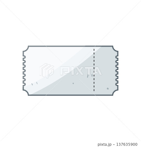concert ticket white cartoon vector illustration 137635900