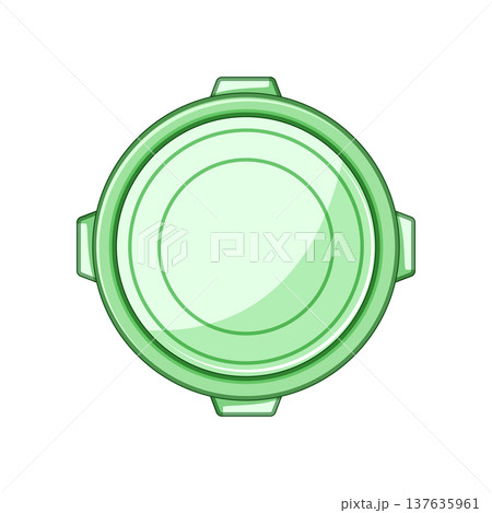 seal silicone food cover cartoon vector illustration 137635961