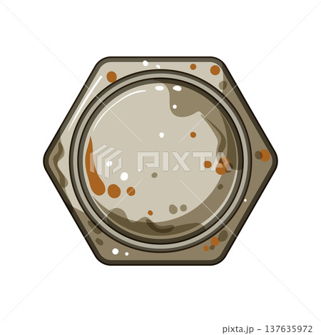 loosen rusty screw head cartoon vector illustration loosen rusty screw head cartoon vector illustration 137635972
