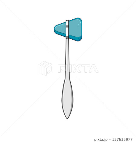 examination reflex hammer cartoon vector illustration 137635977
