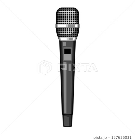 cardioid radio microphone cartoon vector illustration cardioid radio microphone cartoon vector illustration 137636031