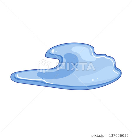 temporary puddle cartoon vector illustration temporary puddle cartoon vector illustration 137636033