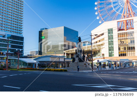 日本の駅舎　JR九州　鹿児島中央駅 137636699