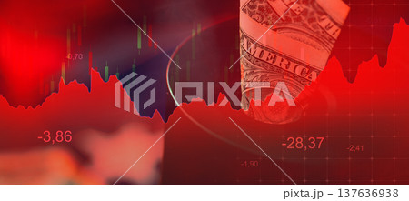 Oil crisis impacts financial markets amid Iran and USA conflict Oil crisis impacts financial markets amid Iran and USA conflict 137636938