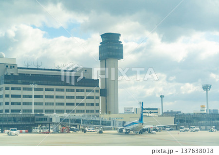 Airport Control Tower at Osaka Itami airport,Japan Airport Control Tower at Osaka Itami airport,Japan 137638018