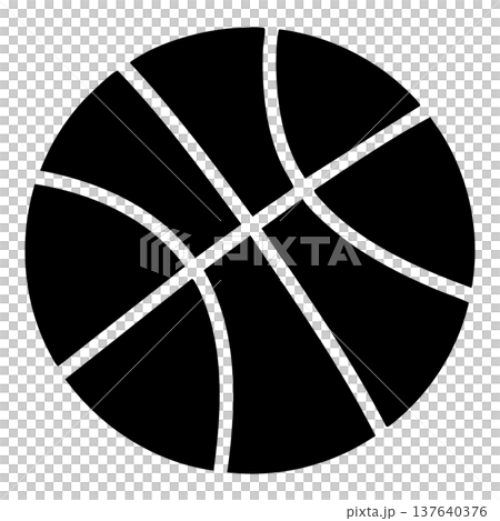 Basketball Sports Ball Icon Vector Illustration for Game and Competition Design 137640376