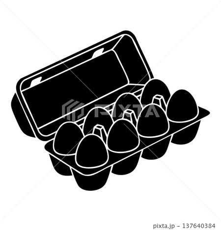 Egg Icon Vector Illustration for Food and Cooking Design 137640384