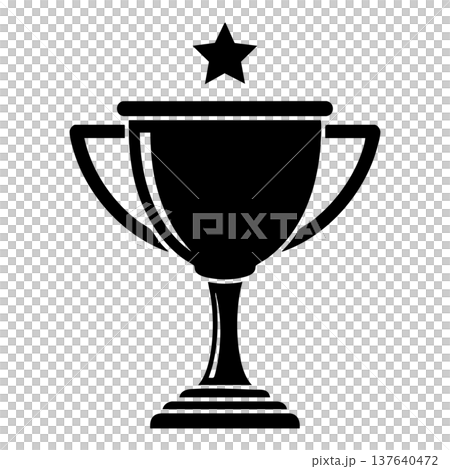 vector illustration of golden trophy 137640472