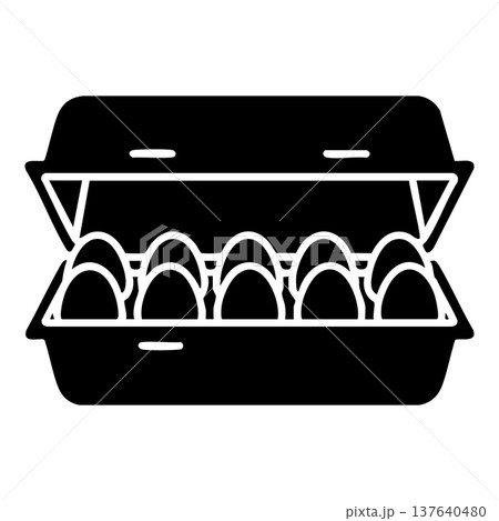 Egg Icon Vector Illustration for Food and Cooking Design 137640480