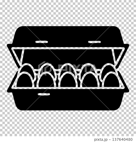 Egg Icon Vector Illustration for Food and Cooking Design 137640480