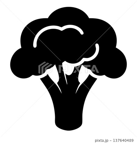 Broccoli Vegetable Icon 137640489