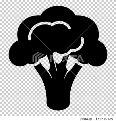 Broccoli Vegetable Icon 137640489