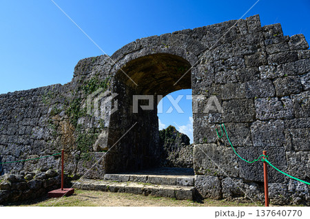 中城城跡 琉球王国の古城 中城城跡 琉球王国の古城 137640770