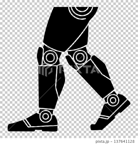 robot with welding wire in robotic arm 137641128