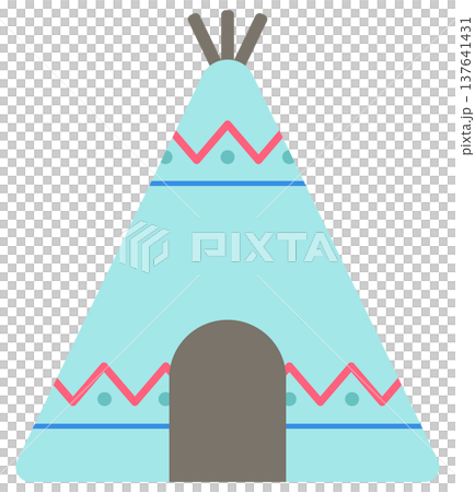 Outdoor Camping Tent for Summer Adventure Vacation and Nature Forest Hiking Trip 137641431