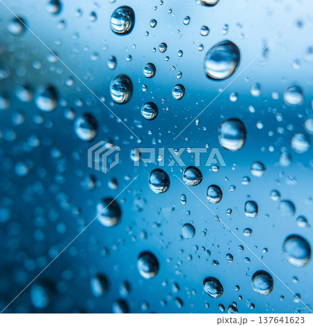 水滴マクロの抽象背景　AI画像 137641623