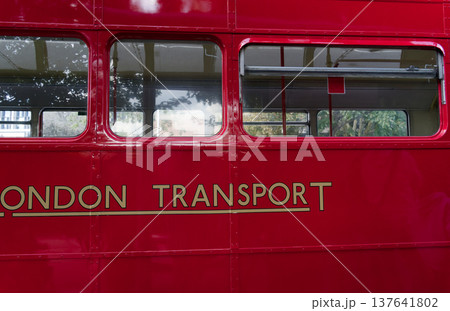 ロンドンバス バックグラウンド ロンドンバス バックグラウンド 137641802