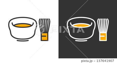 シンプルな抹茶のアイコン 137641907