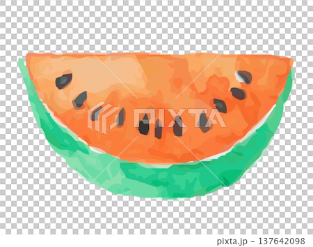 Watermelon cutout illustration | Watermelon, Summer, Fruit 137642098