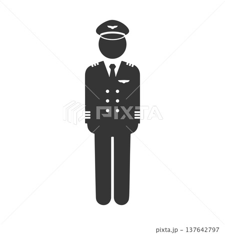パイロットのシルエットアイコン 137642797