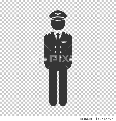 パイロットのシルエットアイコン 137642797