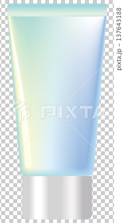 Image illustration of tube-type cosmetics (cool colors) 137643188