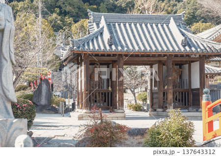 神戸・須磨寺の龍華橋と仁王門 神戸・須磨寺の龍華橋と仁王門 137643312
