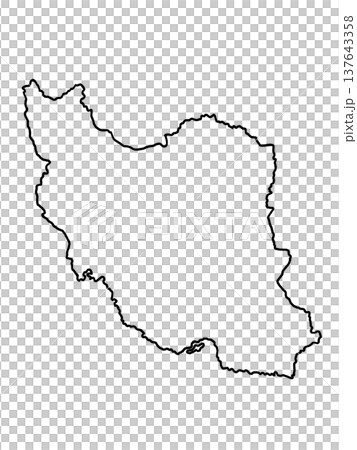 伊朗地圖(空白地圖) 伊朗地圖(空白地圖) 137643358