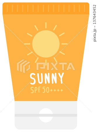 Sunscreen Lotion Tube for Skin Protection Summer Vacation and Outdoor Adventure Sunblock Beauty Accessories 137643452