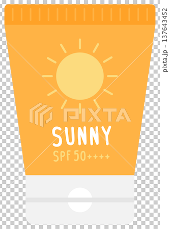 Sunscreen Lotion Tube for Skin Protection Summer Vacation and Outdoor Adventure Sunblock Beauty Accessories 137643452