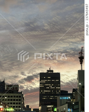 美しい夕焼け 美しい夕焼け 137643497