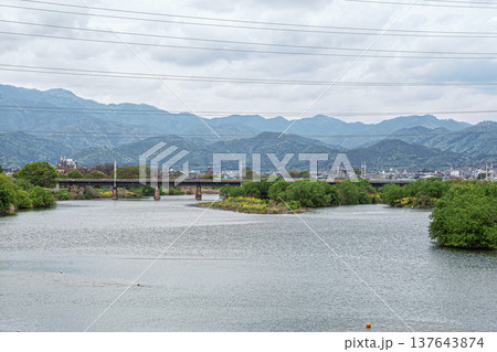 桂川の風景 137643874