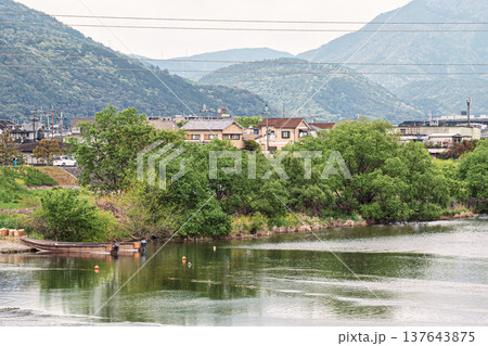 桂川の風景 桂川の風景 137643875
