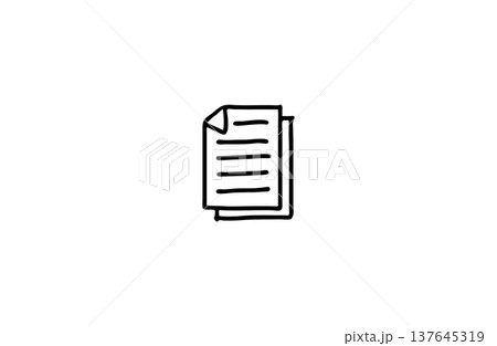 書類アイコン 書類アイコン 137645319