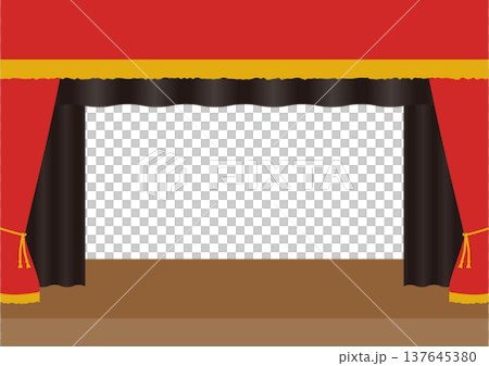 Gymnasium stage-style frame 137645380