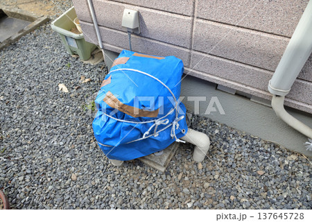 防寒対策した浅井戸用自動ポンプ 137645728