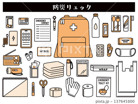 防災リュック+ 137645800