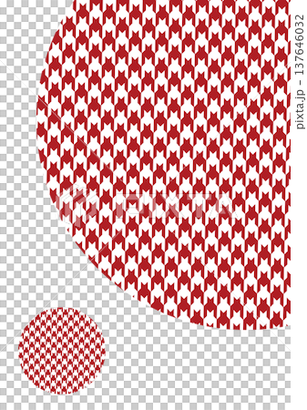A circular graphic with a red and white houndstooth pattern, suitable for New Year's or Japanese-style designs. A modern Japanese background with a houndstooth pattern. A circular graphic with a red and white houndstooth pattern, suitable for New Year's or Japanese-style designs. A modern Japanese background with a houndstooth pattern. 137646032
