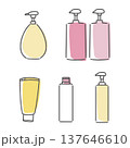 カラフルなボトルのイラストセット 137646610