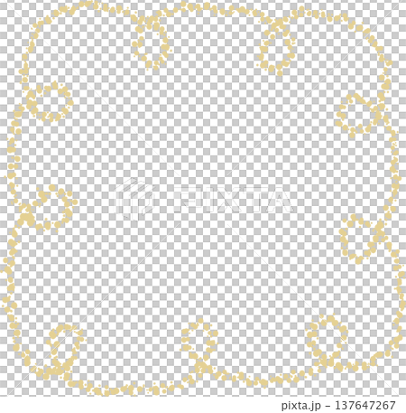 滴墨手繪漩渦紋畫框 - 黃色 滴墨手繪漩渦紋畫框 - 黃色 137647267