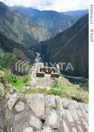 Machu Picchu, a UNESCO World Heritage Site Machu Picchu, a UNESCO World Heritage Site 137648028