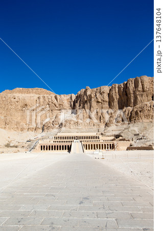 The temple of Hatshepsut near Luxor in Egypt 137648104
