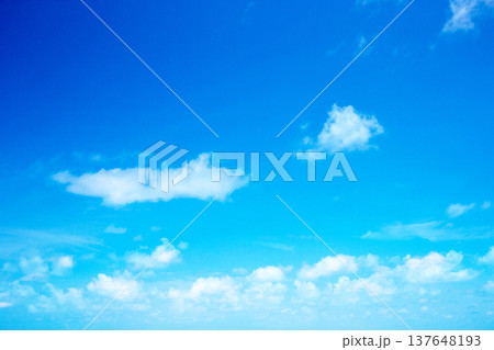 Blue sky with white clouds 137648193