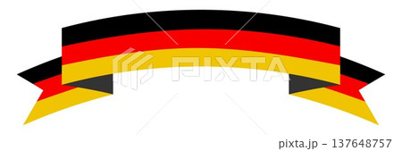 Flags of Germany - flat collection icon. Germany national flag set shape variations vector icon. Isolated sticker. 137648757