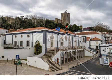 Town hall, Camara Municipal in the Old Town in Palmela, Setubal, Town hall, Camara Municipal in the Old Town in Palmela, Setubal, 137649100