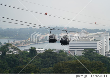 Singapore Cable Car Ride Scenic Views in Sentosa Island 137650011