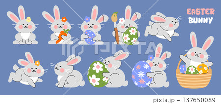 Easter Bunny Set Easter Bunny Set 137650089