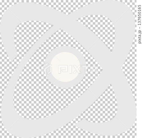 illustration Abstract gray atomic symbol science technology concept illustration Abstract gray atomic symbol science technology concept 137650165